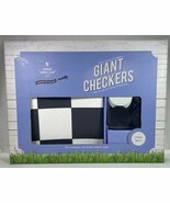 Giant Checkers Game 36&quot;x36&quot; Mat ~ Garden Games Club ~ Easy Clean - $33.07 CAD