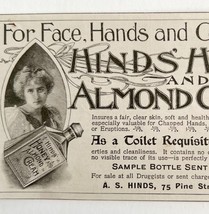 Hinds Honey Almond Cream 1897 Advertisement Victorian Beauty Product #1 ... - $367.32 MXN