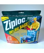 ZIPLOC Dry Big Bags Double Zipper Heavy Duty 3 Bags L XL XXL NEW Outdoor... - $27.71 CAD