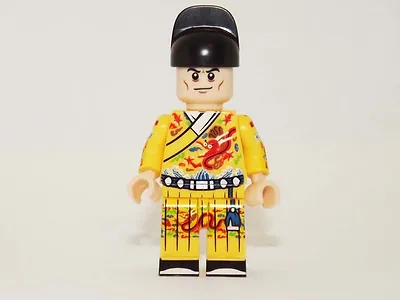 BBStore Minifigure Custom Chinese Emperor Yellow Dragon Doctor Fu Manchu - £4.88 GBP