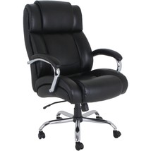 Lorell Big/Tall Chair 500LB Cap 22-7/8&quot;x30-1/4&quot;x45-3/4&quot; BK 99845 - £699.74 GBP