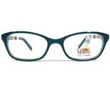 Chelsea Morgan Cmm 7004 TL Kinder Brille Rahmen Blau Gestreift Cat Eye 4... - $19.78