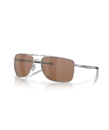 Oakley GAUGE 8 L POLARIZED Sunglasses OO4124-0962 Chrome Frame W/ PRIZM Tungsten - $197.99