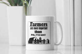 Farmers are more important than politicians mug - £14.30 GBP+