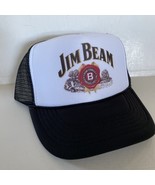 Vintage Jim Beam Hat Whiskey Trucker Hat snapback Black Summer Party Cap - $340.74 MXN
