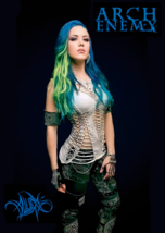 ARCH ENEMY Alissa White-Gluz 2 FLAG CLOTH POSTER BANNER CD Melodic Death... - £15.36 GBP