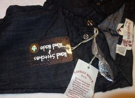 Laguna Beach Jeans Manhattan Beach Straight Leg pants Fleur De Lis sz 25... - $78.21