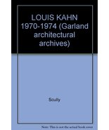 LOUIS KAHN 1970-1974 Scully - $151.90