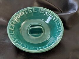 1940s Hotel Statler New York Mi Siècle Bleu Sarcelle Art Poterie Cendrie... - $23.90