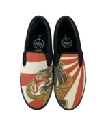 Draven Men&#39;s Tokyo Hiro Tattoo Rising Sun Japan Skate Slip On Shoes Size... - £31.41 GBP