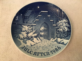Bing &amp; Grondahl B &amp; G Silent Holy Night Christmas 1986 Collectible Plate Signed - £39.95 GBP
