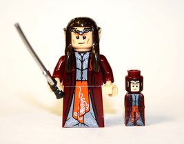 Elrond Red Outfit LOTR Custom Minifigure - $6.00