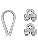 National Hardware KIT Cable CLAMP SS 3/32X1/8IN N100-349 - €17,93 EUR