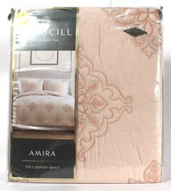 1 Count Croscill Amira Pink Full/Queen Quilt 90 In X 90 In 100% Cotton - £105.84 GBP