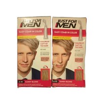 Just For Men AutoStop A-10 Sandy Blond Easy Comb-In No-Mix Haircolor LOT x 2 - $21.80