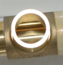 Zurn QQT766GX 1-1/2 X 1-1/4 By 1-1/4 Inch Barbed Reducing Brass Tee image 4