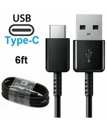 6FT USB Cable Type C Fast Charger For Samsung S8 S9 S10 S20 Note 9 10 20... - £5.31 GBP