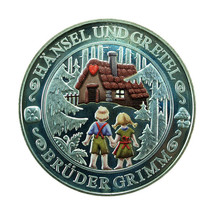 Germany Medal Hansel and Gretel Silver 36mm Grimm Brothers Fairy Tales 04569 - £33.85 GBP