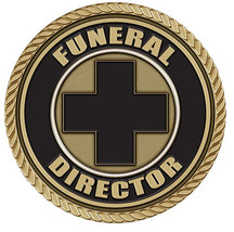 Funeral Director Medallion for Box Cremation Urn/Flag Case - 2 Inch Diam... - $2,061.98 MXN