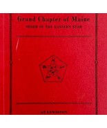 Order Of The Eastern Star 1935 Masonic Maine Grand Chapter Vol XIV PB Bo... - $69.99