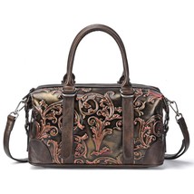 2022 New Leather Retro Women Handbag Large Capacity First Layer Cowhide Leisure  - £97.94 GBP