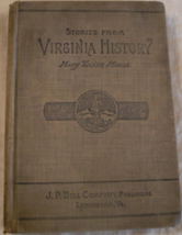 Stories from Virginia History by Mary Tucker Magill (1897) - £51.95 GBP