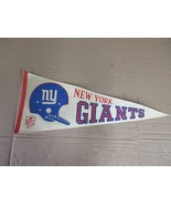 Vintage 1967 New York Giants One Bar Helmet NFL Flag Pennant - £43.22 GBP