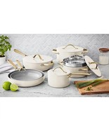 Member&#39;s Mark MEMBER&#39;S 11-Piece Modern Ceramic Cookware Set In Cream 2x3x6 - $301.41