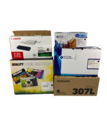 Printer Ink LOT Canon Samsung HP Laser Jet Toner Multiple Models - $379.18 MXN