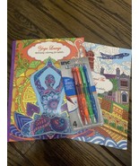 Adult Coloring Books And Gel Pen Pack - £15.57 GBP