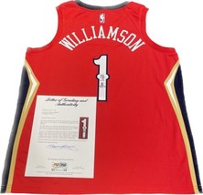 Zion Williamson Signed Jersey PSA/DNA LOA Auto 10 Pelicans Autographed - £1,186.25 GBP