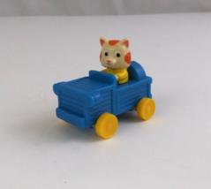 Vintage 1994 Richard Scarry Busytown Huckle Cat McDonald&#39;s Toy - $4.84
