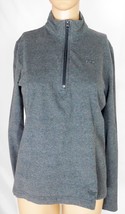 Gap Women&#39;s Shirt Size M Gray - Warm Up Pullover - 1/3 Zip Neck - Cotton/Spandex - £11.40 GBP