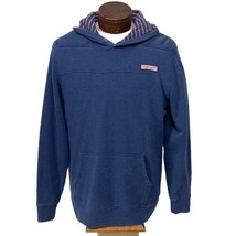 Vineyard Vines Hoodie Faded Blue Relaxed Beach Surf Pocket Adult Size Large - £18.66 GBP