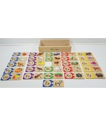 MS) Melissa &amp; Doug - Self-Correcting Wooden Alphabet Letter Puzzles with... - $7.91