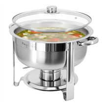 MegaChef 7.9 Quart Round Stainless Steel Professional Chafing Dish/Food ... - $86.27