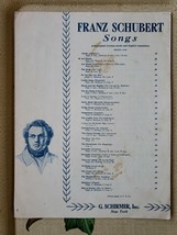 Franz Schubert songs  sheet music Ave Maria German and English Translation - £5.61 GBP