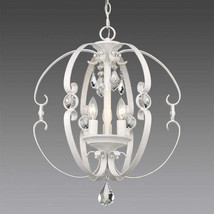Golden Lighting Ella Pendant, 3-Light, French White, 18W (1323-3P FW AJDX) - $163.35