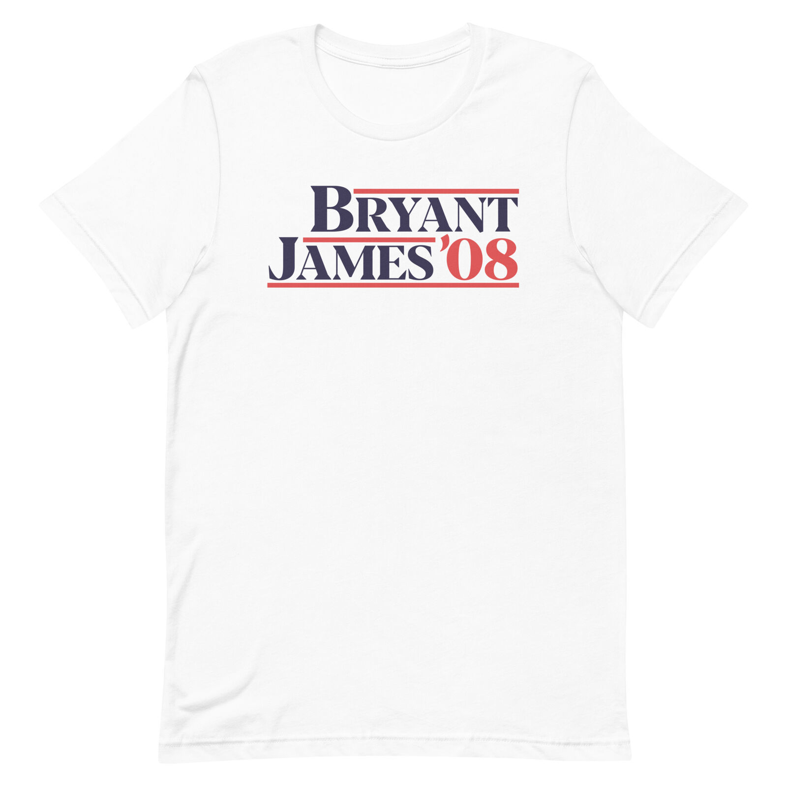 KOBE BRYANT & LEBRON JAMES 2008 Redeem Team T-SHIRT Presidential USA Basketball