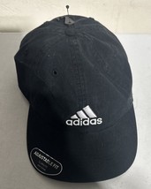 Women Adidas Climalite Strapback Adjustable Hat Cap Black White - £11.83 GBP