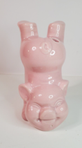 Laughing Pink Pig Tiki Cup Mug Bottoms Up Handstand Ceramic Luau Party R... - $14.80
