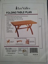Lee Valley Folding Table Plan 01L61.01 - £9.49 GBP