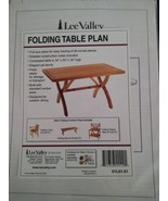 Lee Valley Folding Table Plan 01L61.01 - $16.13 CAD