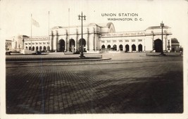 Washington Dc~Union Railroad Railway STATION-1925 Real Photo Postcard - £7.98 GBP