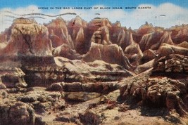 Bad Lands East Black Hills Scene SD Postcard Posted 1939 - $110.90 MXN