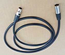 10'Ft Mini Xlr Male 3-Pin To Mini Xlr Female 3-Pin Pro Microphone Cable Audio - £25.49 GBP