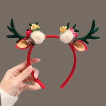 Christmas Headbands for Women Deer Antlers Costume Headband Cute Reindeer Antler - £19.88 GBP
