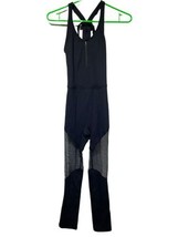 ivy sky black one piece sleeveless mesh dance costume Unitard C08701 Size XSA - $28.70