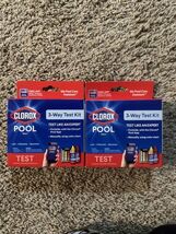 Clorox POOL &amp; SPA 3-Way TEST KIT Water Testing for pH • Chlorine Lot Of 2 - $17.99