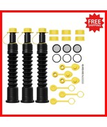 Durable Black &amp; Yellow Gas Can Spout with 3 Flexible Options - 25 Inch - $33.65